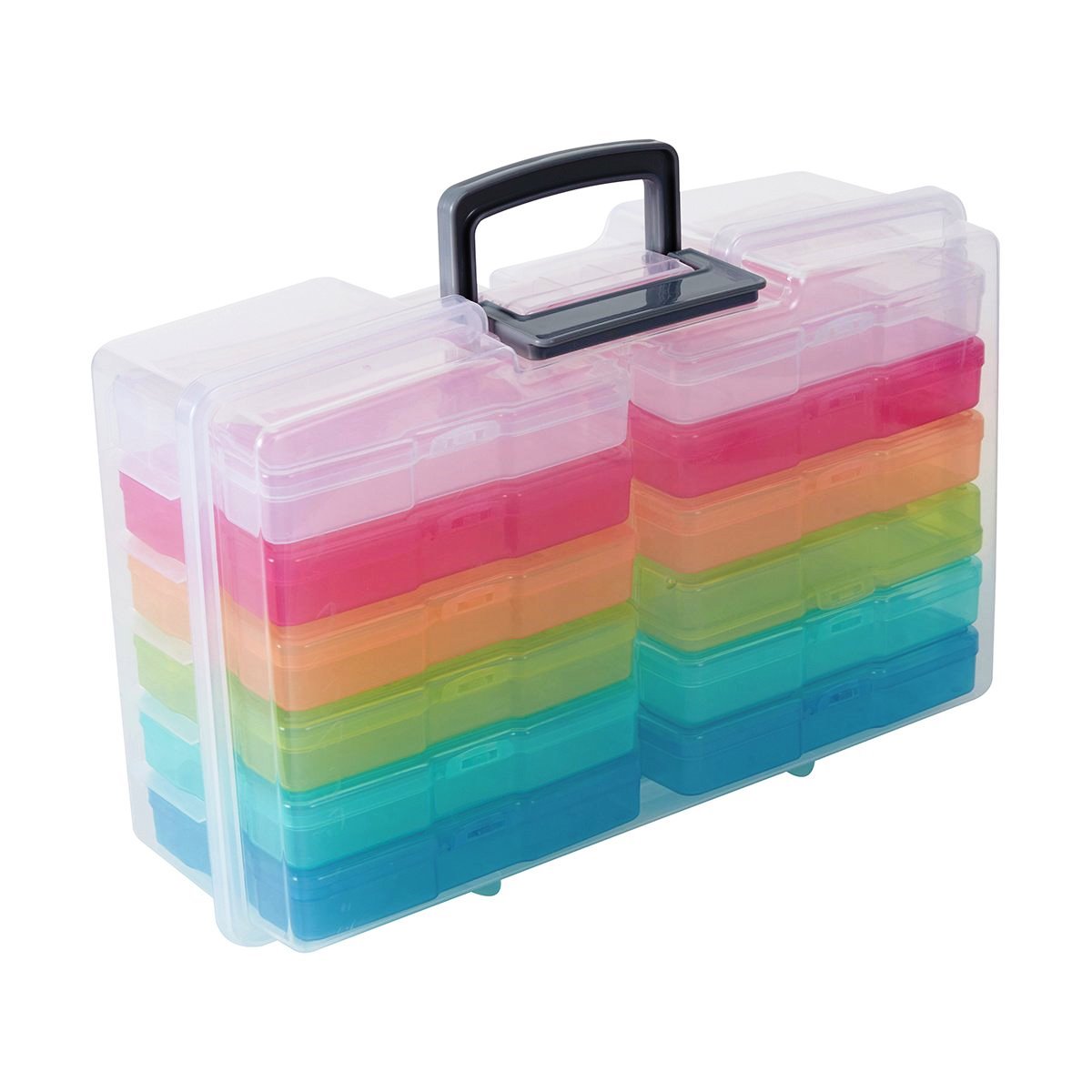 Anko Photo and Craft Storage Box / Includes 12 Boxes TheITmart