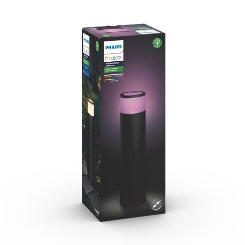 Philips 8W Hue Calla Garden Bollard Smart LED Light Extension Kit with Timer
