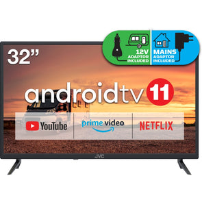 JVC 32" Travel HD LED Android 11 TV - LT-32N3135A