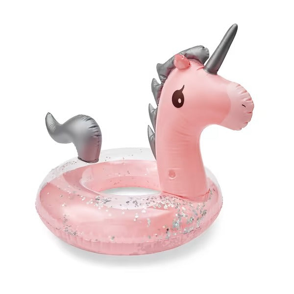 Inflatable Unicorn Ring - Pink/ Suitable for Ages 14+ Years