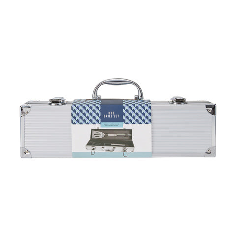 BBQ Grill Set - Aluminum storage case Suitable for Camping & Outdoor