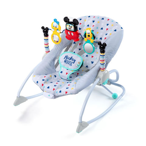 Bright Starts Disney Baby Mickey Mouse Take-Along Songs Infant to Toddler Rocker