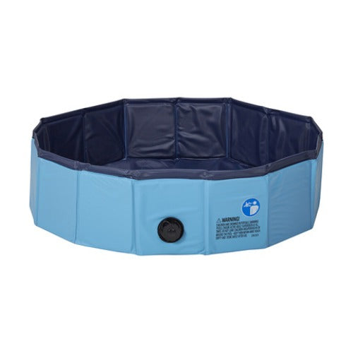 Portable Pet Bath - Sky Blue / No Inflation Needed/ Easy Drain