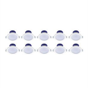 Deta 9W IP44 Tri Colour Dimmable LED Downlight - 10 Pack