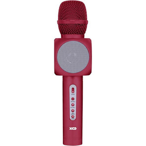 XCD Bluetooth Karaoke Microphone - Red/Grey/Pink