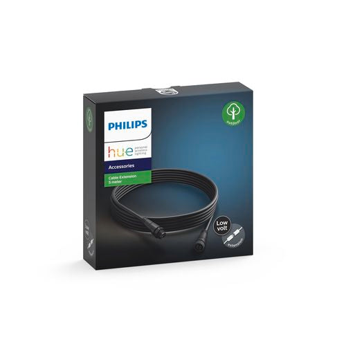 Philips Low Voltage Hue Outdoor Extension Cable / Black
