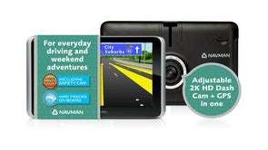 Navman DriveDuo SUV 6" GPS+Dashcam Unit/Super 2K Full HD/HERE 4WD Tracks/ADAS - TheITmart