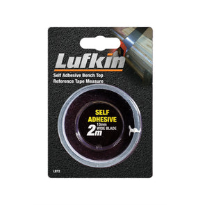 2 Pack Lufkin 2m x 13mm Self-Adhesive Bench Top Tape - TheITmart