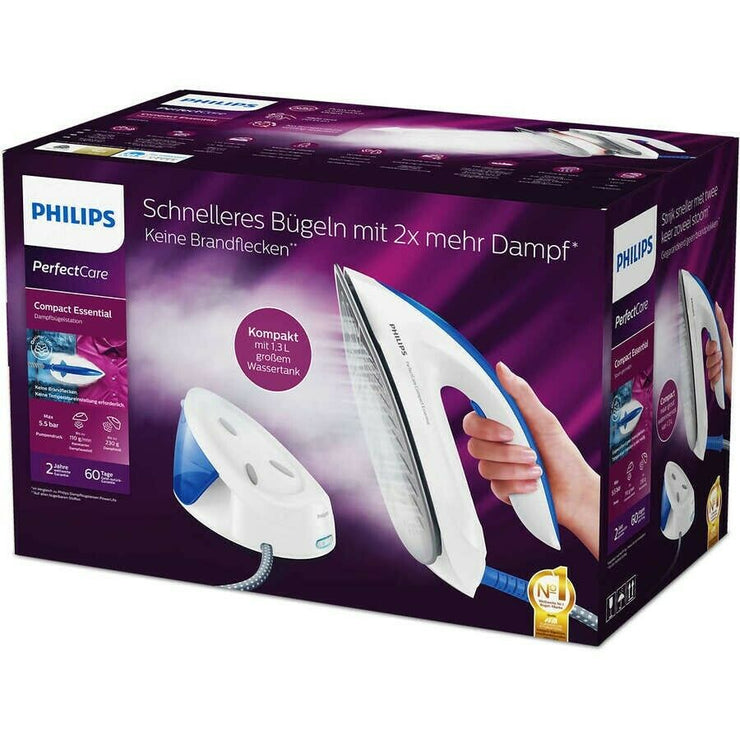 Philips Steam Generator Iron - GC6804 Up to 230g Steam Boost/1.3L Water 5.5 Bar - TheITmart