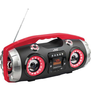 JVC Portable CD Player with Bluetooth/USB/SD/FM Radio/AUX/Remote With Batteries - TheITmart
