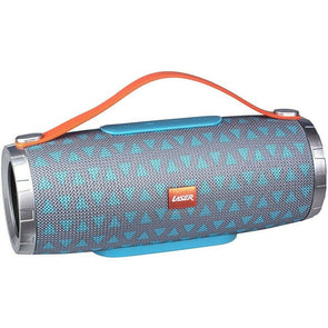 Laser Bluetooth Tube Rechargeable Speaker/FM Radio/SD Card/USB/AUX - Blue - TheITmart