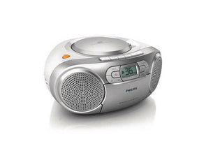 Philips AZ127 Portable CD Player/Boombox/Dynamic Bass Boost/CD/Cassette Tapes - TheITmart