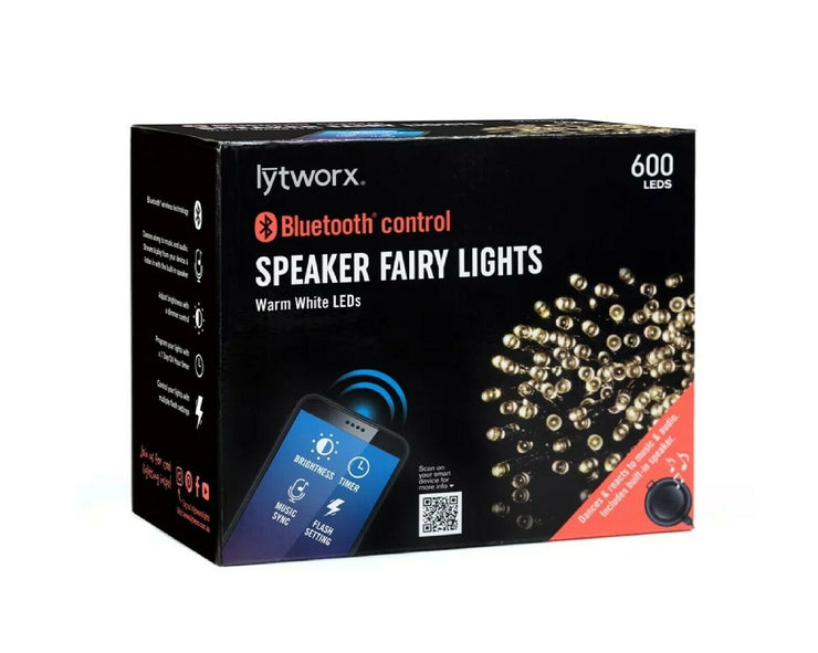 Indoor/Outdoor 600 LED  Bluetooth Festive Fairy Lights With Speaker/Xmas Lights - TheITmart