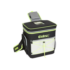 Esky 30 Can Hybrid Cooler With Ice Brick/Double Zip Side Pouch/Insulated Cover - TheITmart