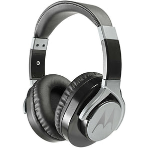 Motorola Pulse Max Headphones with Mic/36mm Driver Great Bass/Lightweight Black - TheITmart