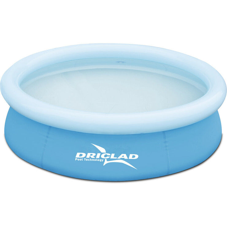 Driclad 6ft Portable Pool Set/inflatable/side walls/10min Easy setup/Soft Edges - TheITmart