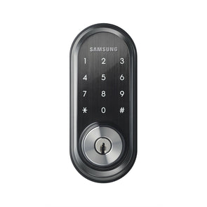 Samsung Keyless Voice Guided Deadbolt Digital Door Lock/100 Users Key Tags/PIN - TheITmart