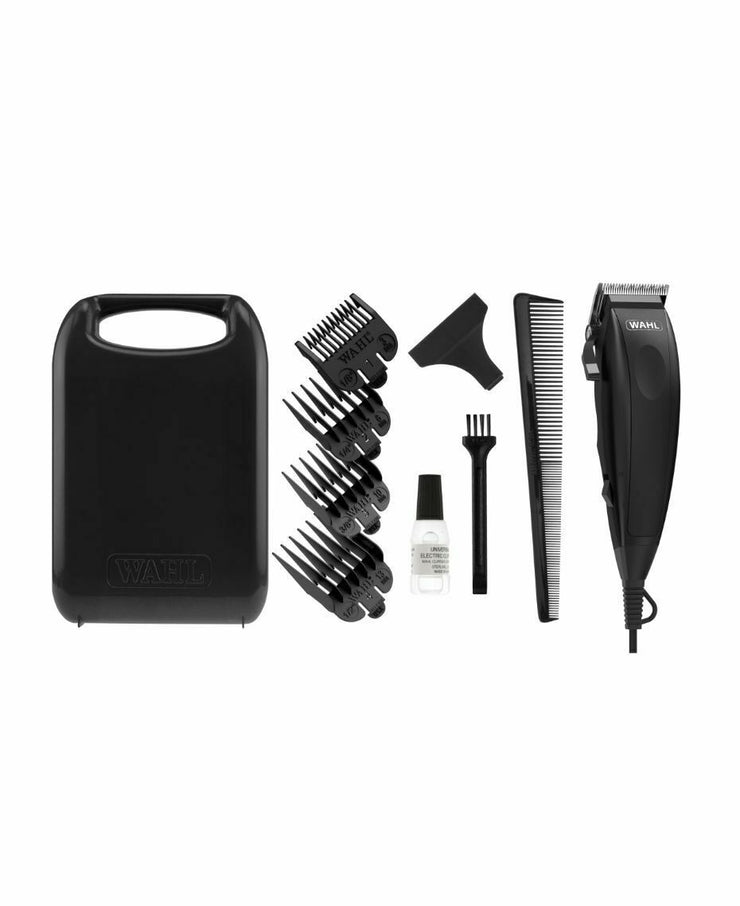 Home Pro 10pc Clipper/Self-Sharping Blades/4 Guide/1 Styling Combs/Cleaning brsh - TheITmart