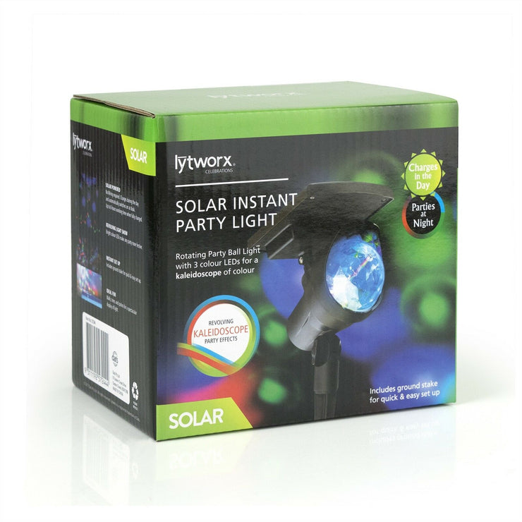 Lytworx Solar Instant Party Light/Bright Multicolour LEDs/Auto Sensor/stake - TheITmart