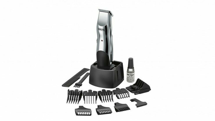 Wahl Beard and Stubble Trimmer Rechargeable/Multi Comb/14 Trimming Lengths - TheITmart