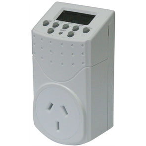 Excalibur 7 Day Mini Digital Timer/Daily/Weekly/3-in-1/20 on/off functions/Prog - TheITmart