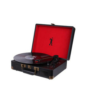 Flea Market Suitcase Turntable Player/Speakers/Multi Speed Control/RCA/3.5mm Jak - TheITmart