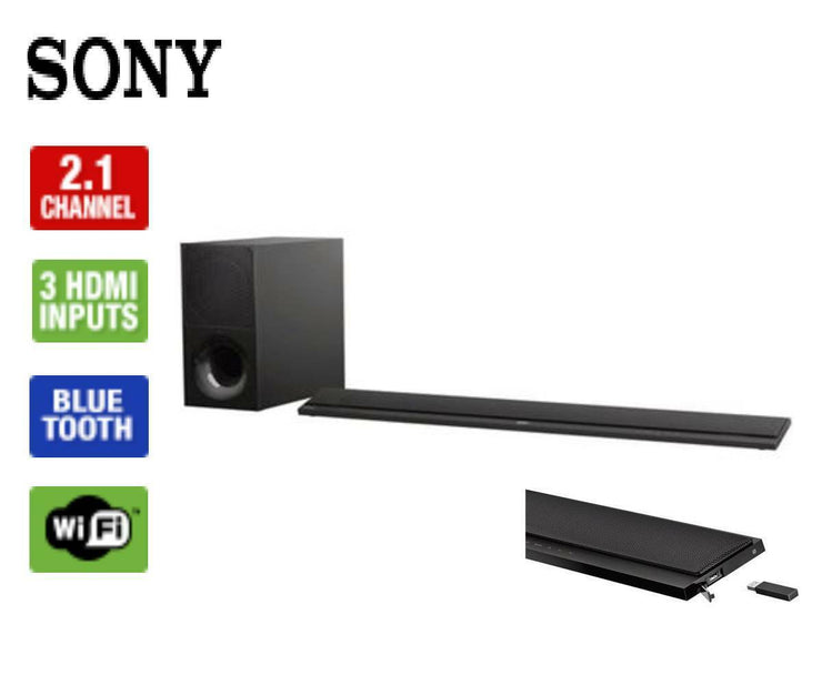 Sony HTCT800 Sound Bar Wireless Subwoofer/350W 4K HDR HDMI Bluetooth Chromecast - TheITmart