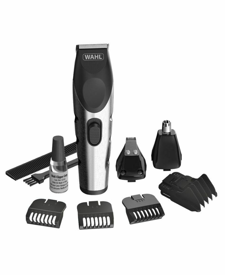 Multi Groom Rechargeable Trimmer/Corded/Cordless/Multi Guide Combs/Ear/Nose Trim - TheITmart
