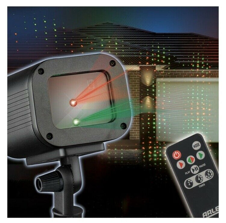 Christmas - Arlec Moving Laser Light Show Projector - Xmas Festive Light - TheITmart