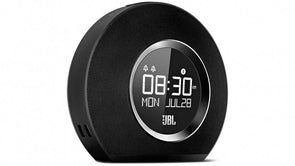 JBL Horizon Clock FM Radio/USB Charging/Bluetooth Streaming/Dual Alarms Black - TheITmart