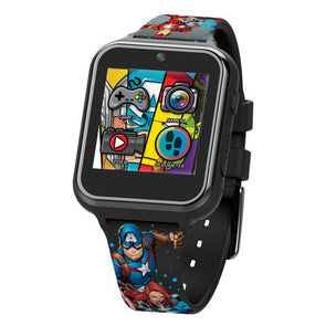 Avengers Smart Watch Black / with Fitness Tracker/ Officially Licensed /USB Cable