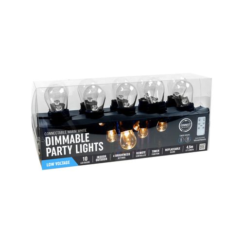 Lytworx Warm White Dimmable Party Lights - 10 Pack