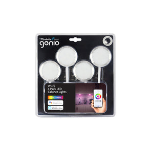 4 Pack Mirabella Genio Smart Home Wi-Fi LED Cabinet Lights