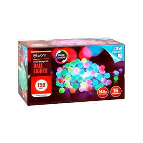 Lytworx 150 LED Colour Change Ball Lights - Suitable for Indoor & Outdoor