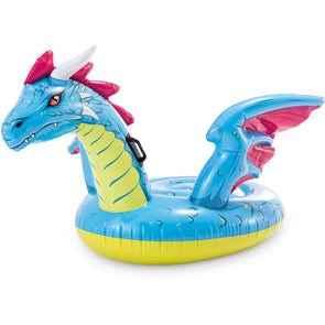Intex 79" x 75" Inflatable Dragon Ride On / Suitable for Ages 3+ Years