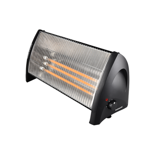Euromatic 2400W 3 Bar Radiant Heater/3 Heat Settings/Safety Mesh Grille