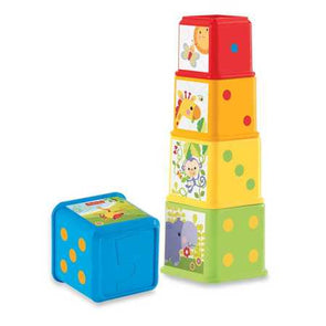 Fisher-Price Stack and Explore Blocks/ Suitable For Ages 0-12 Months