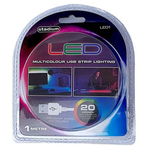 Stadium LED1 USB LED Light Strip (1M) / 20 Selectable Colour Variations