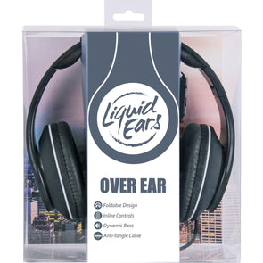 Liquid Ears Classic Over-Ear Headphones - Black