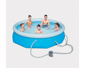 10ft Fast Set Pool Set Kids/Family Inflatable Pool/ 3K L Filter Pump