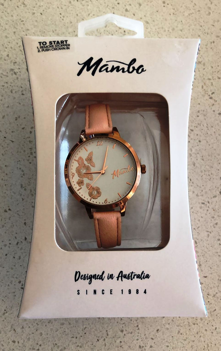 Mambo Detailed Analogue Dial Stylish Wrest Watch