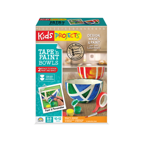 Kids Projects Tape 'n Paint Bowls/ Suitable for Ages 8+ Years
