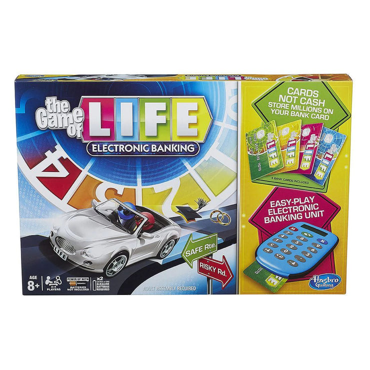 The Game of Life Electronic Banking Game / Players 2 to 4  / Ages 8+ Years