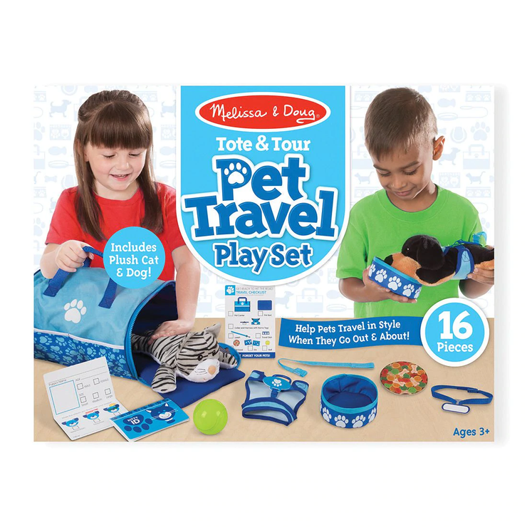 Melissa & Doug: Tote & Tour Pet Travel Play Set Suitable Ages 3+ years