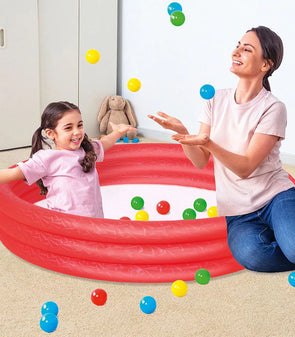 Bestway My Ball Pit - Red / One Pool 25 Play Balls / For Ages 2+ Years