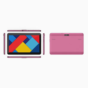 Laser 10 Inch 16GB Quad Core Android 10 Tablet/HD Screen/Micro USB /SD Card/ Pink - TheITmart