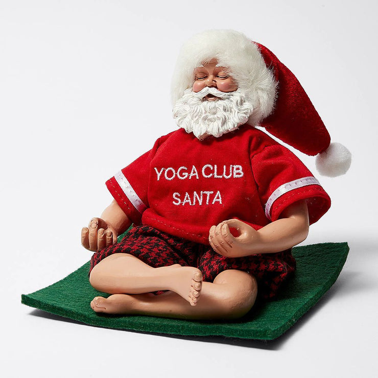 Christmas Yoga Santa 18cm Height