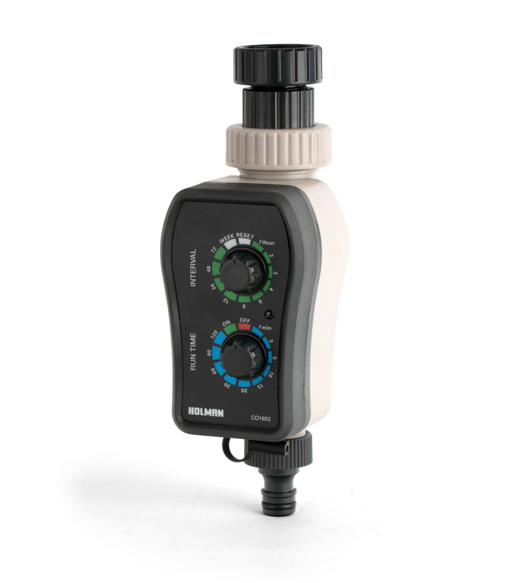 Holman 2 Dial Electronic Tap Timer/Auto or Manual/ Ideal for low-pressure applications
