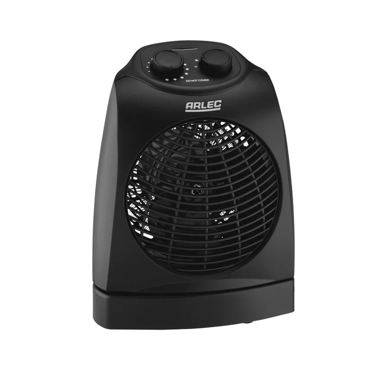 Arlec 2400W Fan Heater With Adjustable Thermostat And Oscillation - TheITmart