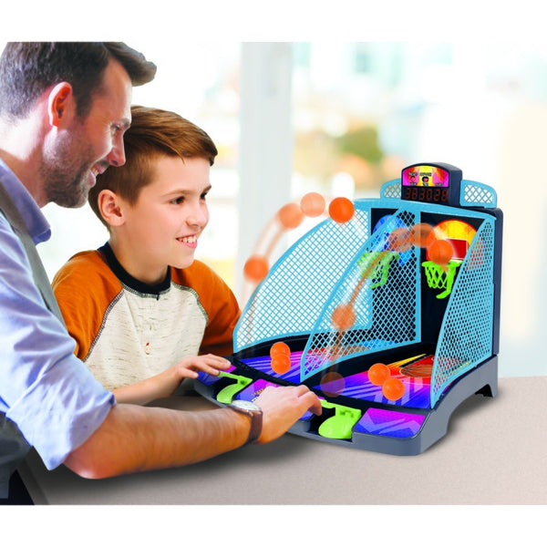 Electronic Arcade Basketball Game /Sound Effects /LED scoreboard /Auto Counter